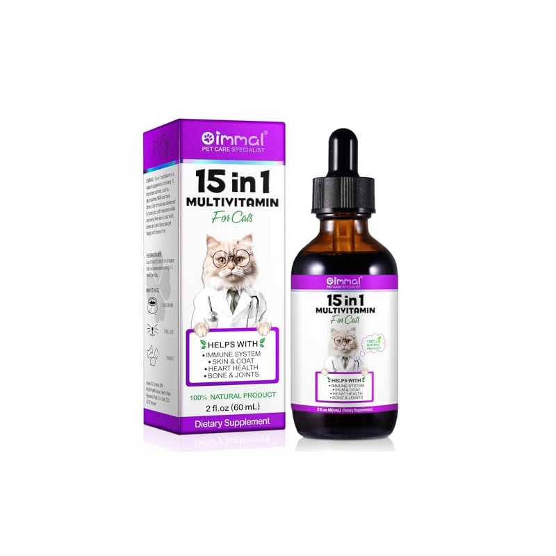 Cats 15 in 1 Multivitamin Drops for Cats