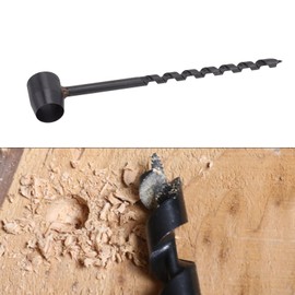 Survival Drill, Survival Eye Auger, Manual Drill, Portable Hand Wood Drill for Bushcraft, Backpack, Camping, Survival, Auger Drill (10-230 mm)