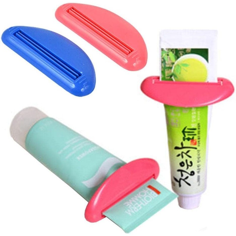 Toothpaste Tube Squeezer,Plastic Toothpaste Tube Squeezer Dispenser,Toothpaste Clips for Saving