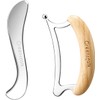 2 in 1 Stainless Steel Gua Sha Massage Tool Set