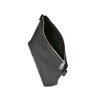 SONNENLEDER High-Quality Cosmetic Bag "Silvretta" Colour: Black *Genuine Leather*
