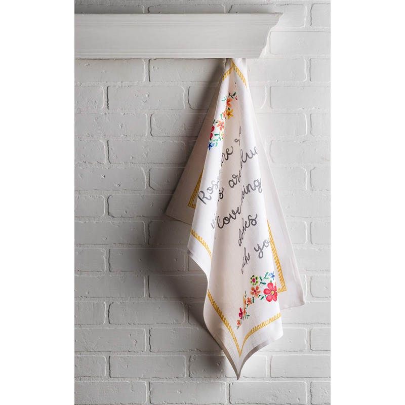 Maison d'Hermine Happy Florals- 1 Sweety 100% Cotton Set of