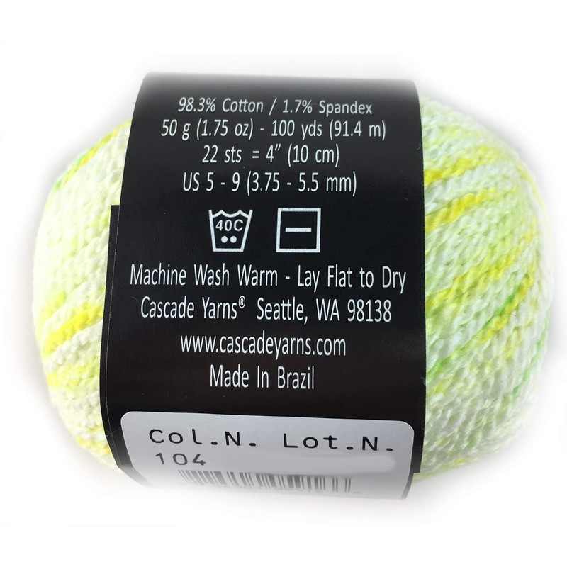 Cascade Yarns - Fixation Splash (Lemon Lime 104)