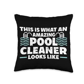 Pool Guy This Is What An Amazing Pool Cleaner Looks Like Throw Pillow