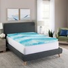 Bodipedic Memory Foam Mattress Topper, Gel Swirl Memory Foam, Ventilated