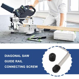 Create idea 16pcs Allen Screws M6 x 6mm Connecting Screws with Allen Key for Track Saw Long Cuts Rail Extension Suitable for 577039 Guide Rail Connector