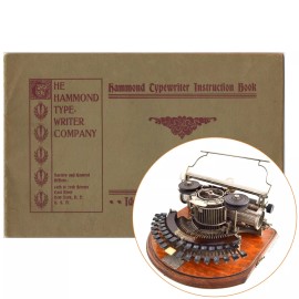 Hammond No.2 Typewriter Instruction Manual Antique User  Repro Antique Vtg