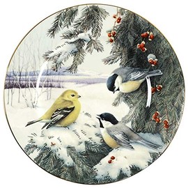 Lenox Winter Greetings Scenic Accent Luncheon Plate