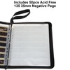 YCCLDIPL 50-Pack 35mm Film Negative Storage Sleeves with Binder Box,