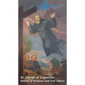 St. Joseph of Cupertino LAMINATED Holy Card (5-pack) withTwo Free Prayer Cards Included