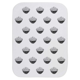 Azeeda 'Bowl of Popcorn' Baby Burp/Wash Cloth (BC00033186)