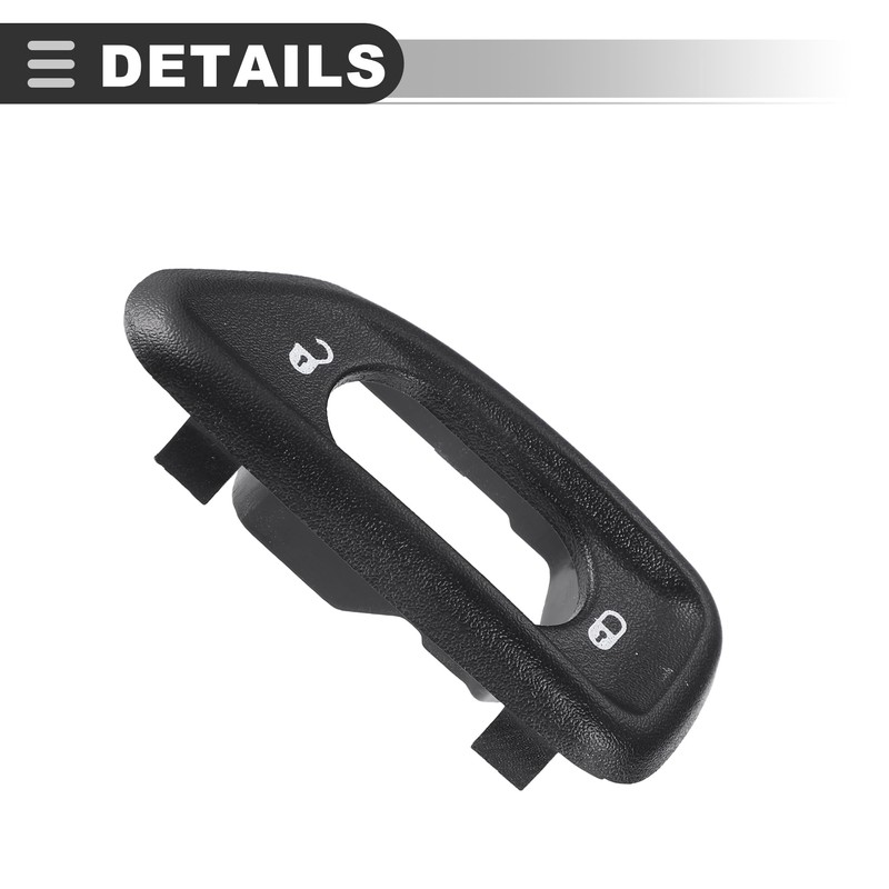 Motoforti Door Lock Switch Bezel, for Jeep Wrangler JK 2011-2018,