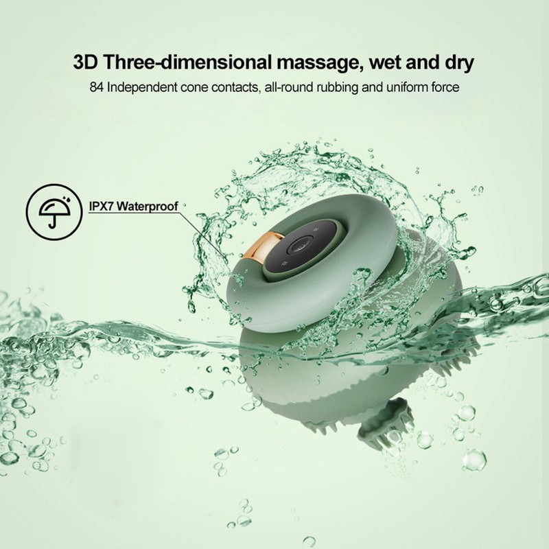 Electric Scalp Massager 4 Claw Head Massager Rechargeable Portabele Waterproof