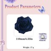 Dainty Flower Hairpins Hair Clip for Women Organza Stain Fabric