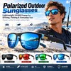 Polarized Square Sunglasses for Outdoor Use – Lightweight UV400 PC