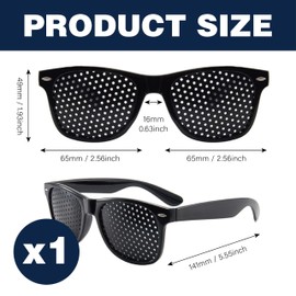 DmDoyy 2 Stück Rasterbrille Augentraining Augentrainer, Verbesserung Und Augenentspannung Pin-hole-brille Anti-ermüdungs-brille， Rasterbrille Für Augentraining Zur Entspannung