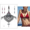 6 Sheets Underboob Tattoos Breast Tattoos Flowers Tattoo Set Zoe