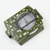 Outdoor Metal Compass with Sighting Lens, Ruler, Multi in one