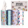 SmileyWorld Tissues - Cylinder Box - 100% Bamboo - Plastic-Free