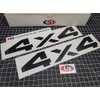 4x4 Decals (2pk) Tailgate Bedside Fender Stickers Fits 1993-2002 Ram