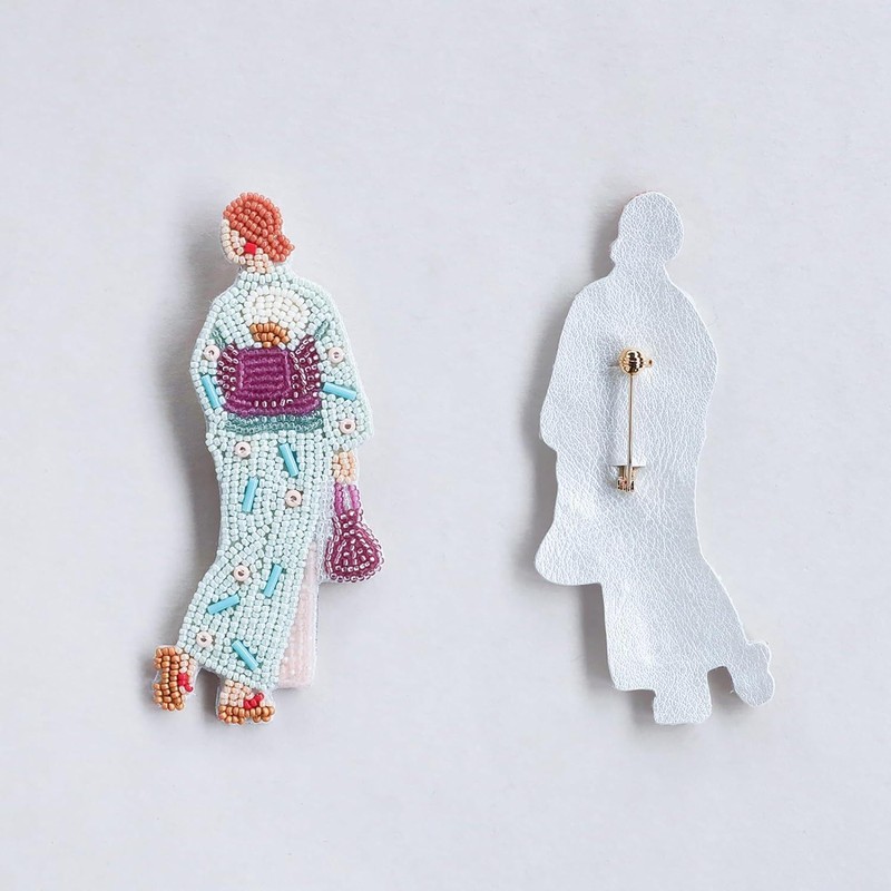 MIYUKI HCA14//12 Beads Kit, Outing Brooch Kit, Festival