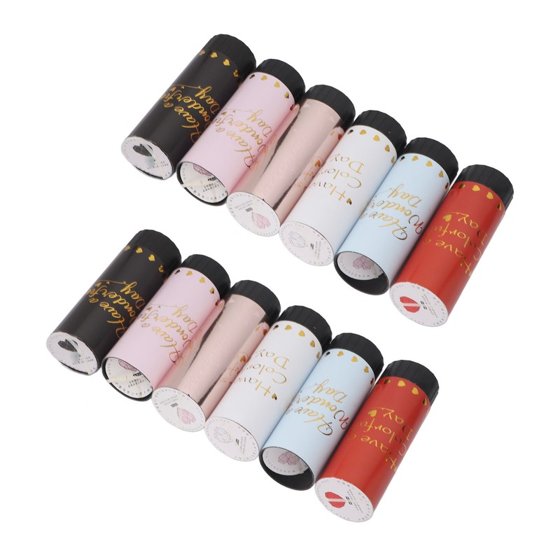 12Pcs Confetti Cannon Portable Mini Party Ambience Wide Application Confetti