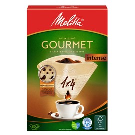 Melitta Gourmet INTENSE Coffee Filter 2049669 1 x 4 cm, Pack of 80