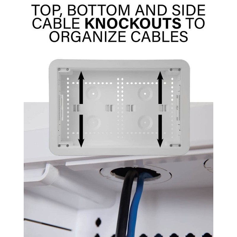 SANUS 17" TV Media in-Wall Box, Ideal with Wall Mounted