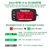 Yooreal Digital Hour Meter,Tachometer Maintenance Reminders