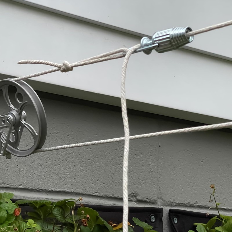 Natural Cotton Clothesline Pully Rope 30m/ 98 ft Washing Line