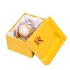 QIFU Hand Painted Pearl White Cinderella Pumpkin Carriage Trinket Box