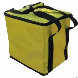 PK-32Y: Yellow Thermal Food Delivery Bag,Insulated Food Handbag, Smart Hot Bag for Food Delivery, 14" L x 10" W x 13" H