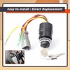 Mhrxusd 129572 Ignition Switch with 2 Keys Compatible with Tracker