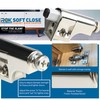 25 Pack Rok Hardware Soft Close Damper for Cabinet Doors/Compact/SoftClose