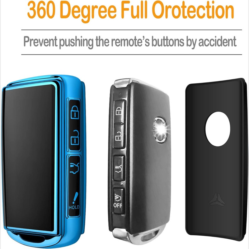 Teenpull Fit for Mazda Key Fob Cover with Keychain –