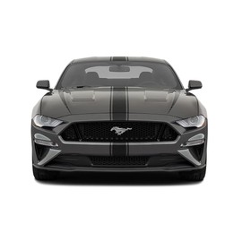 Fusion Decals 4"" Racing Stripes with Pins Air Release Self Healing Vinyl fits Ford Mustang 2015 2023