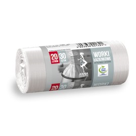 Anna Federative Bathroom Waste Bags 20 L Pack of 30 White