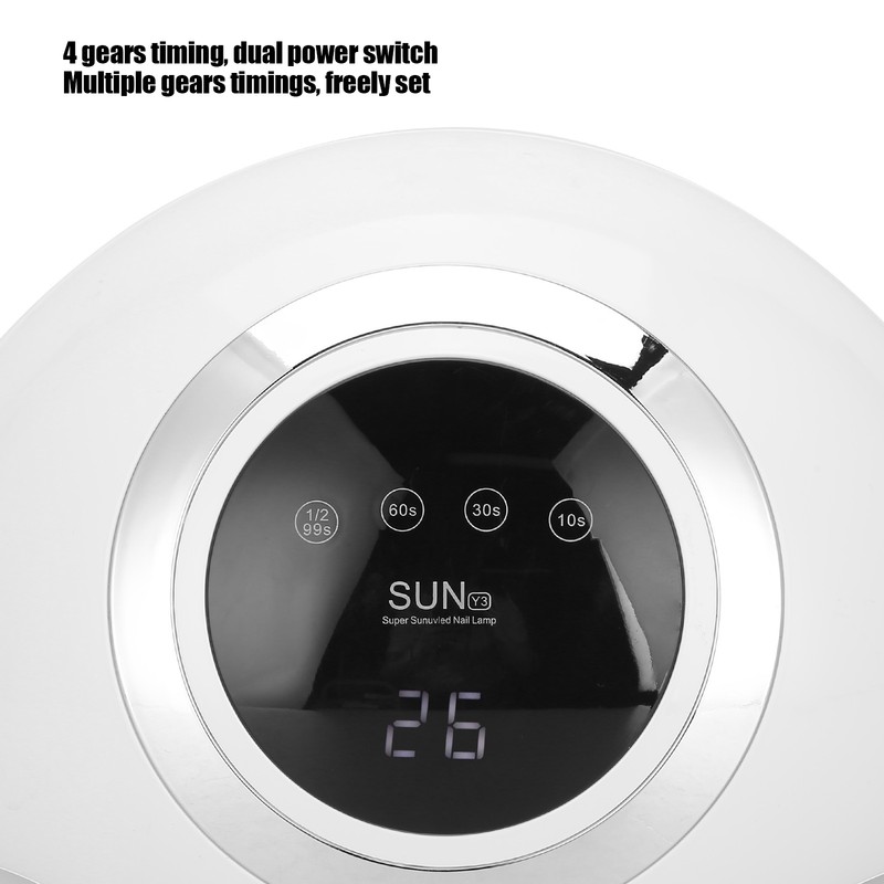 168W Gel Polish Dryer Dual Light UV Nail Lamp Infrared