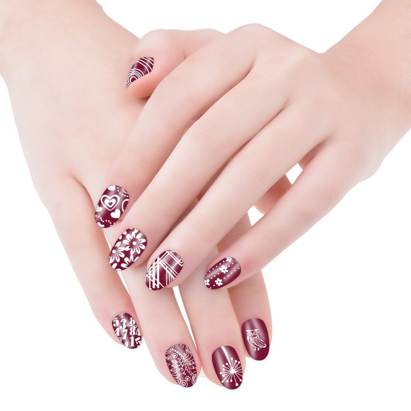 Ashion Nail Image Plate Set of 5 (5 Plates +