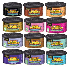 California Scents Car & Home Air Freshener Can Tin - 4 Pack of Randomly Picked Scents - Luck Dip Listing