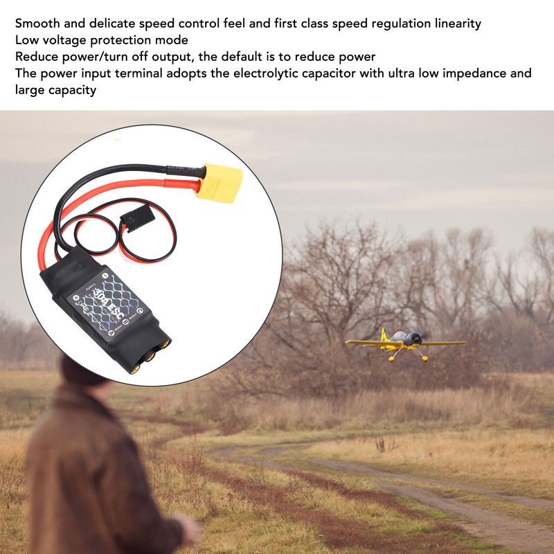 30A ESC Brushless Speed Controller with XT60 3.5mm Plugs for