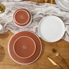 GZG Ceramic Dinner Salad Plates Set of 4, 8 Inch