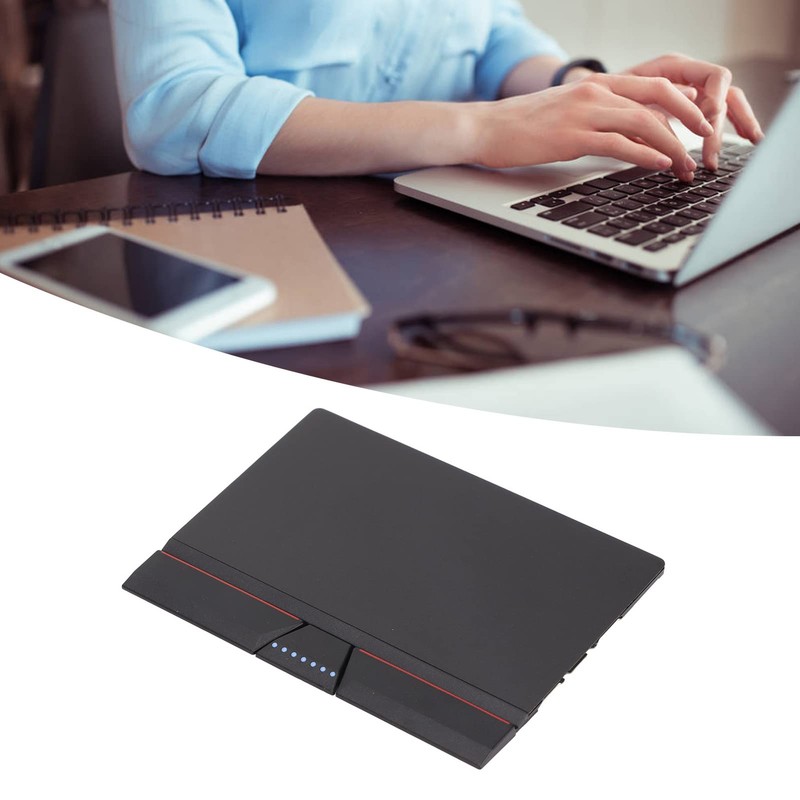 ASHATA Touchpad with Three Buttons, Notebook Clickpad Trackpad Compatible with
