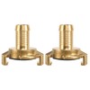 Quick Coupling 3/4 Inch, 2 Pieces Brass Quick Coupling, Coupling