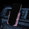 SUNCARACCL Bling Car Phone Holder, 360 Degrees Adjustable Crystal Auto