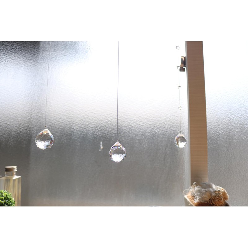 Asfour Simple Line Suncatcher 1.2 inches (30 mm) Asphone Crystal,