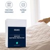 Dreamzie Quilted Single Mattress Protector - Deep Fitted Mattress Cover,