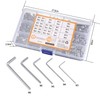 540 Pcs Grub Screw Assortment Set, Hex Socket Head Set
