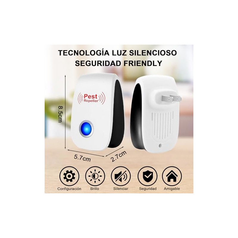 Qilay Pcs Ultrasonic Pest Repeller Indoor Electronic