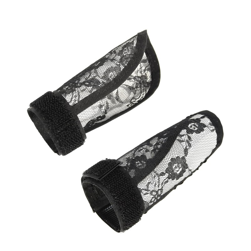 3 Pcs Black Ponytail Lace Hair Net Ponytail Base Net